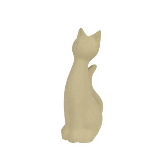 Kat Porselein L.7.9cm X W.6.5cm X H.16.2cm Beige