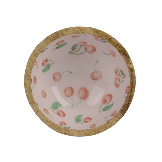 Schaal Mangohout Fsc Mix 70% L.12.5cm X W.12.5cm X H.6cm Roze/kleur