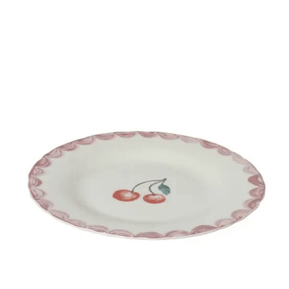 Ontbijtbord Porselein D.20.6cm X H.1.9cm Pink/cool White