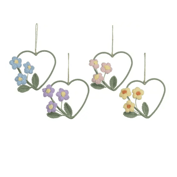Hanger Polyester L.2cm X W.12cm X H.14cm Groen/kleur 4 Assortiment 