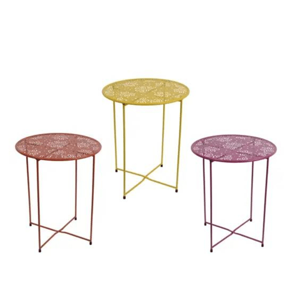 Decotafel Ijzer Indoor D.40cm X H.48cm 3 Assortiment