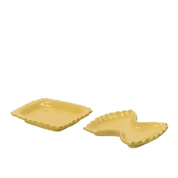 Bord Dolomiet L.11.5cm X W.13.8cm X H.2cm Geel 2 Assortiment