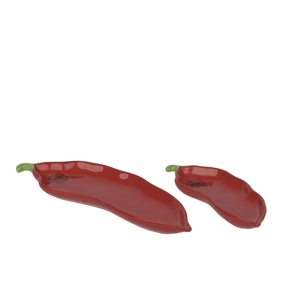 Dienblad Dolomiet L.25.5cm X W.8.8cm X H.2cm Rood