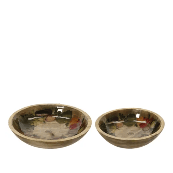 Schaal Mangohout Fsc Mix 70% Naturel/kleur Small