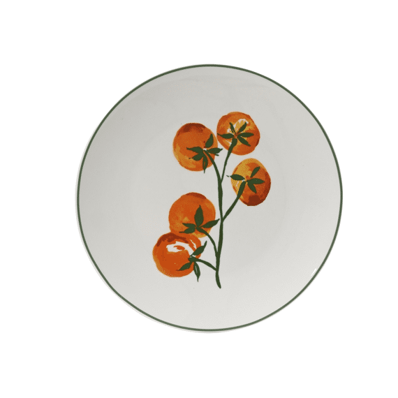 Ontbijtbord Porselein D.20.2cm X H.2.3cm