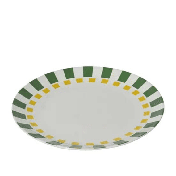 Dinerbord Porselein D.26.9cm X H.2.7cm Wit/kleur