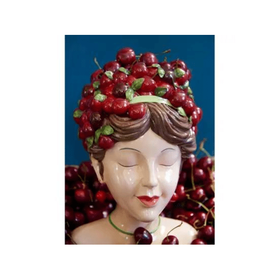 Planter Polyresin L.14cm X W.12cm X H.17cm Rood/kleur