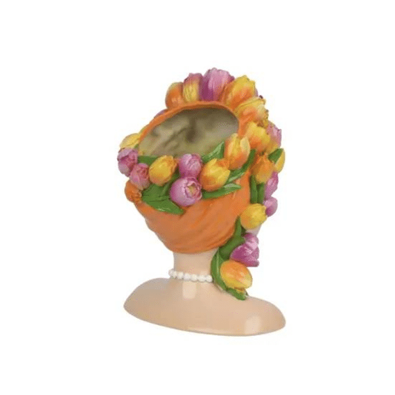 Planter Polyresin L.21cm X W.18.5cm X H.29cm Multi