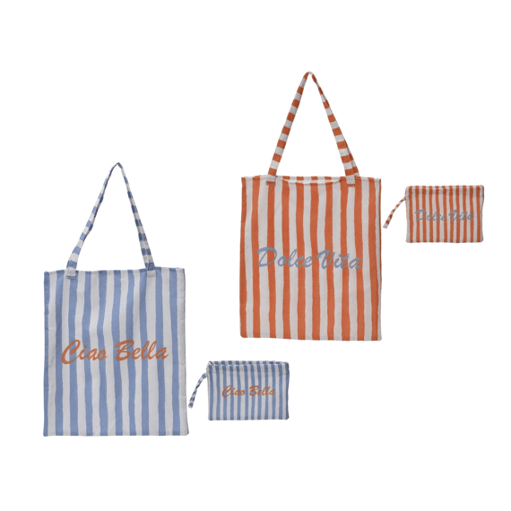 Draagtas Polyester Katoen L.44cm X W.38cm X H.0.5cm Assortiment