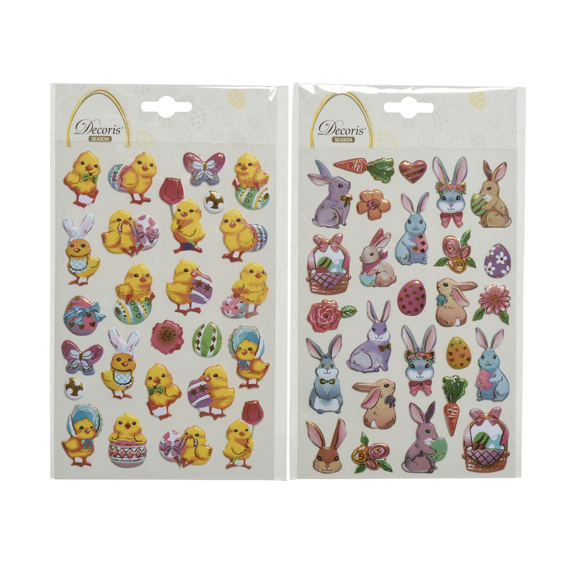 Sticker Plastic L.0.1cm X W.14cm X H.20.8cm Assortiment