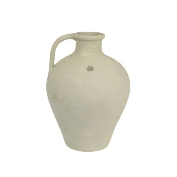 Kruik Terracotta D.28cm X H.37cm Creme