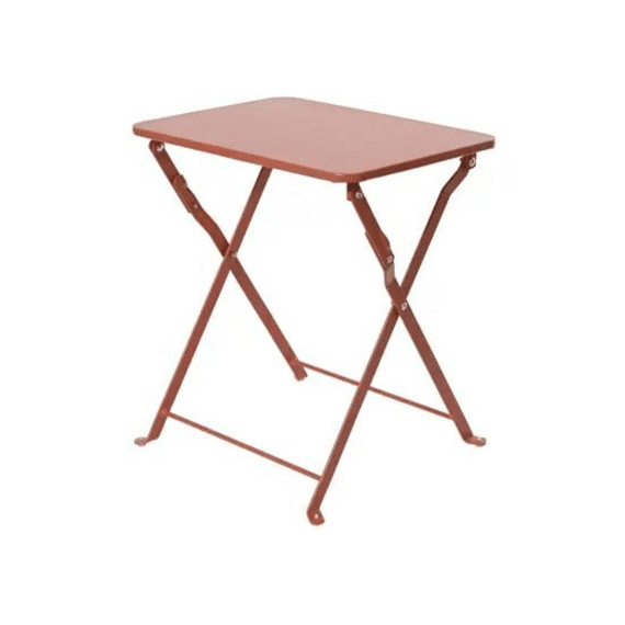 Sidetable Gothenburg Staal Outdoor L.40cm X W.30cm X H.45cm Terra Bruin