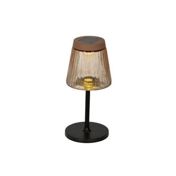 Solar Tafellamp Glas Steady D.11.5cm X H.25cm 2 Assortiment
