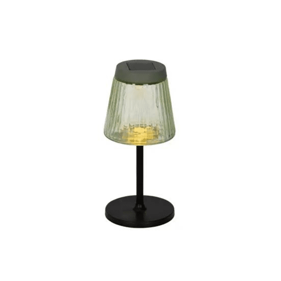 Solar Tafellamp Glas Steady D.11.5cm X H.25cm 2 Assortiment