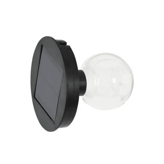 Solar Lantaarn Wicker Steady D.25.5cm X H.35cm Naturel/warm Wit