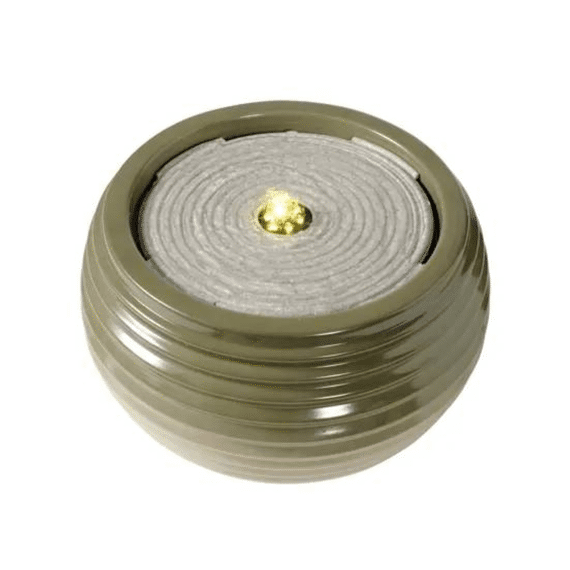 Fontein Polypropyleen Transformator Buiten D.29cm X H.19cm Salie Groen