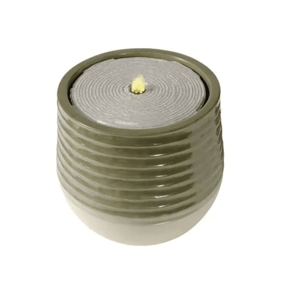 Fontein Polypropyleen Transformator Buiten D.40cm X H.37.5cm Salie Groen