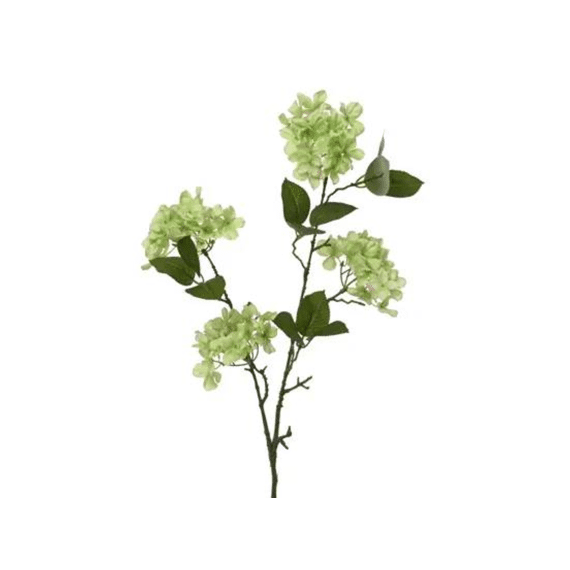 Hortensia Op Steel Polyester L.32cm X W.20cm X H.86cm Groen