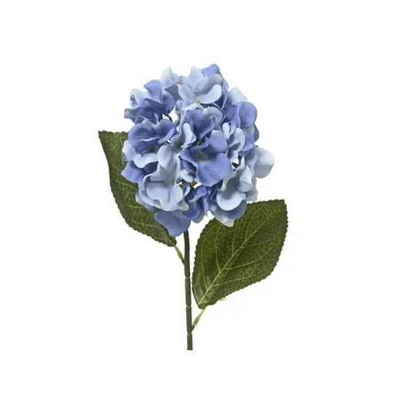 Hortensia Op Steel Polyester L.17cm X W.19cm X H.66cm Blauw