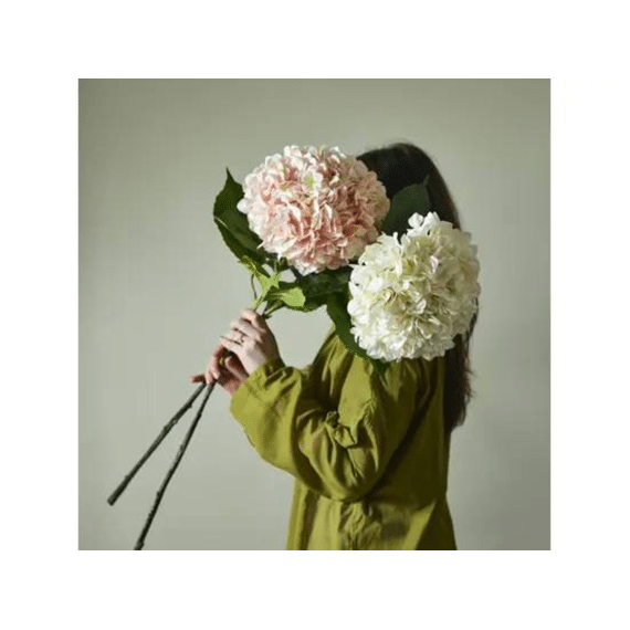 Hortensia Polyester D.27cm X H.106cm Creme