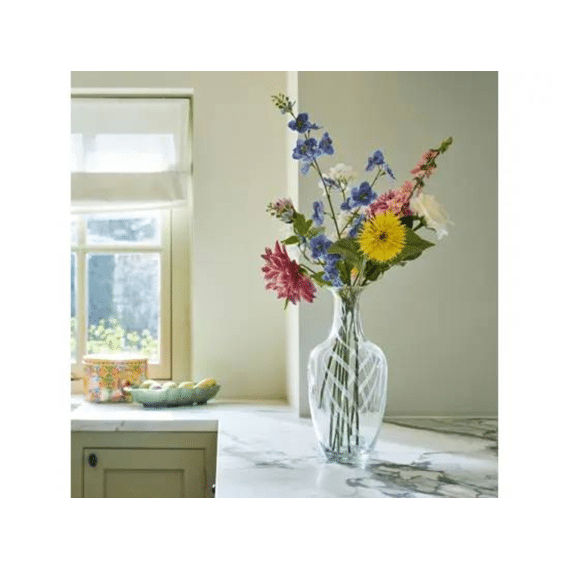 Ridderspoor Polyester L.18cm X W.10cm X H.97cm Blauw