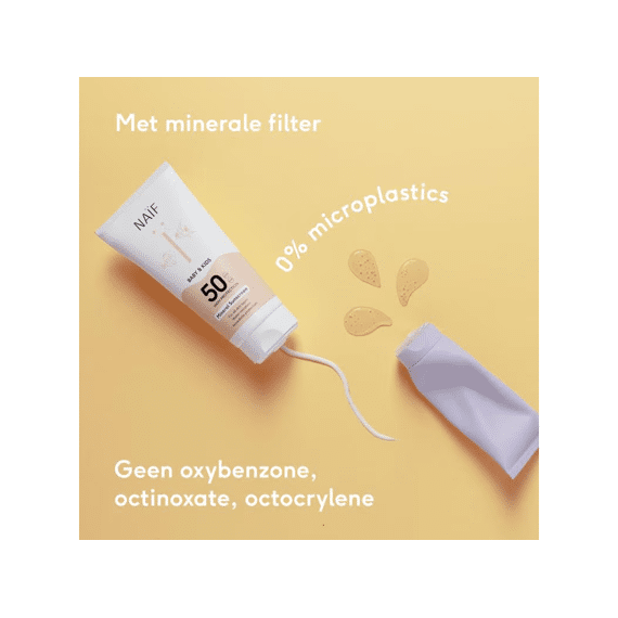 Naïf Zonnebrandspray Voor Baby & Kind Spf 50 - 100 Ml
