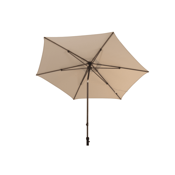 4 Seasons Parasol Azzurro D300cm Wenge Frame Beach