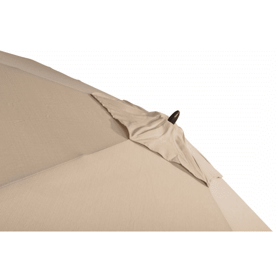 4 Seasons Parasol Azzurro D300cm Wenge Frame Beach