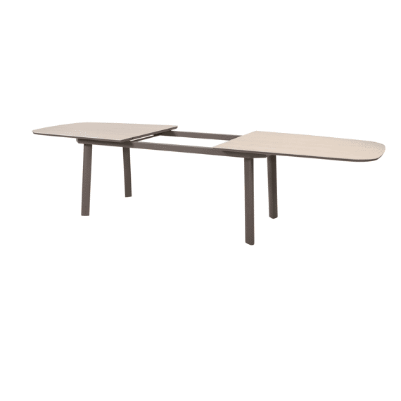 4 Seasons Manolo Uitschuifbare Tuintafel Latte Met Keramisch Blad 230-290cm