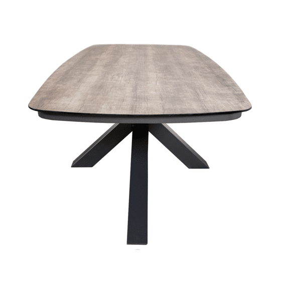 Donna Tafel 160cm Keramisch Glas/antra Alu
