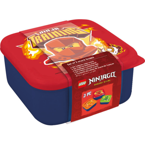 Lego Ninjago Snack Boxes Set 3 Stuks