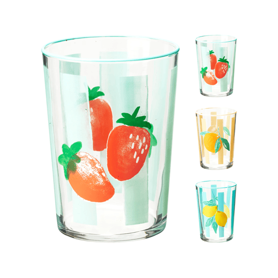 Drinkglas 510ml 3 Assortiment Fruit 