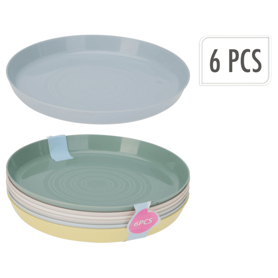 Bord Pp Set/6sts Dia 185xh21mm