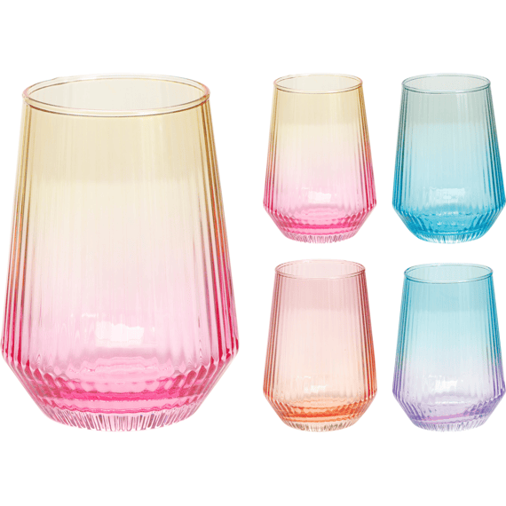 Drinkglas 400ml 4 Assortiment  Design