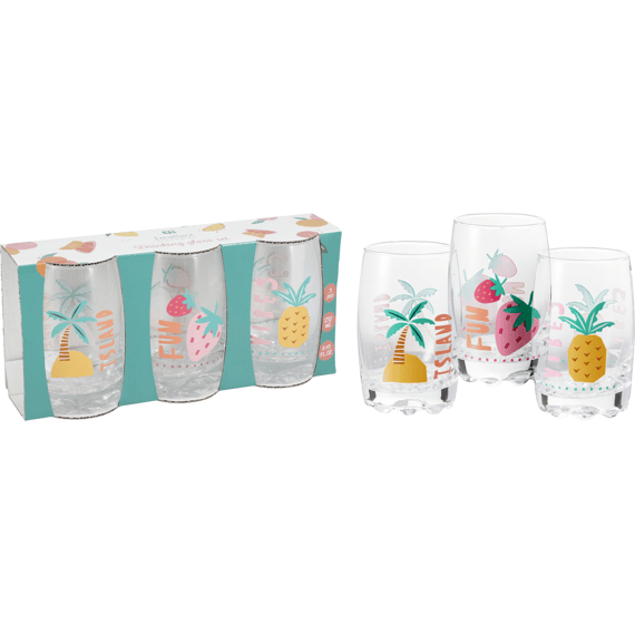 Drinkglas 250 Ml Set 3 Delig