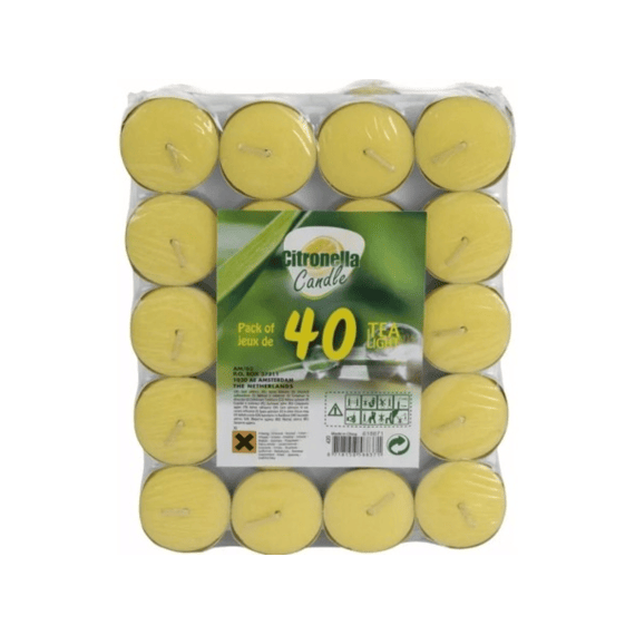 Theelichten 40sts Citronella
