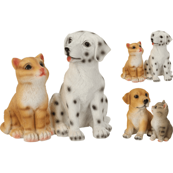 Kat En Hond 15cm 2 Assortiment Design
