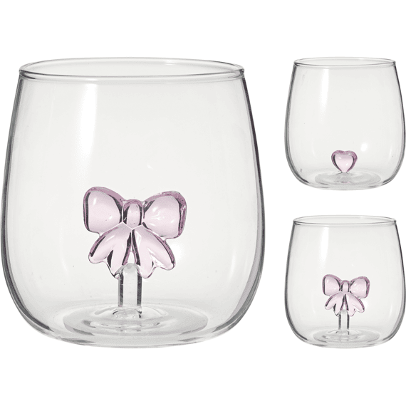 Drinkglas Met Decoratie 2 Assortiment 