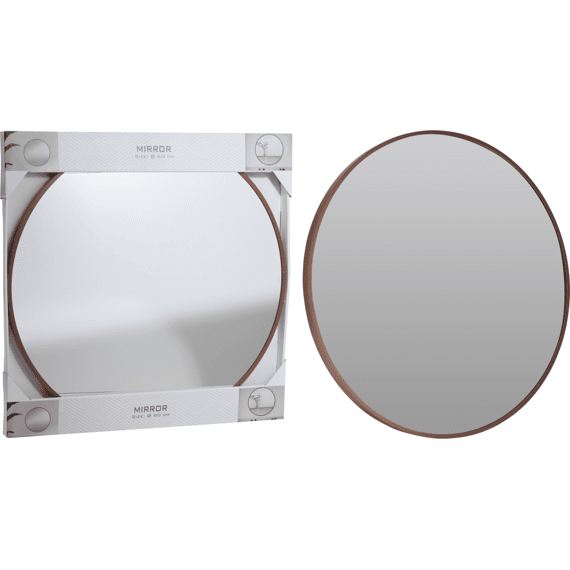 Spiegel Aluminium Dia 60cm