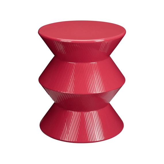 Bijzettafel 30x36cm Shiny Roze