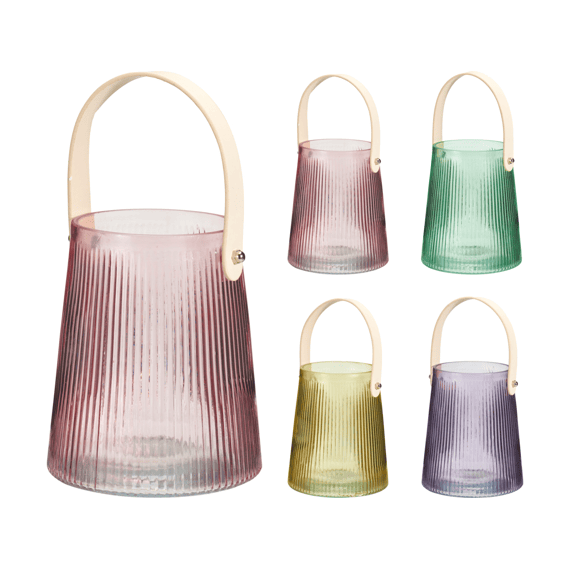 Lantaarn 13x15.5cm 4 Assortiment 