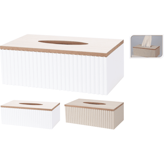 Tissuehouder Mdf 2 Assortiment 