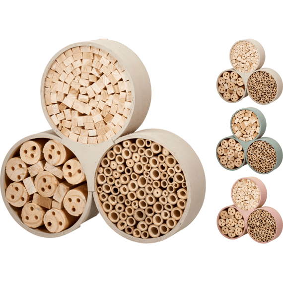 Insectenhotel 30x6x28cm 3 Assortiment 