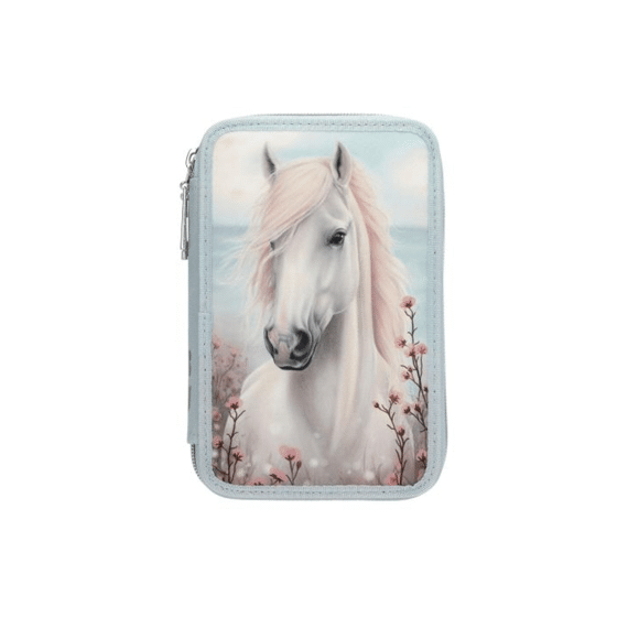 Miss Melody 2-vaks Etui Gevuld Lichtblauw