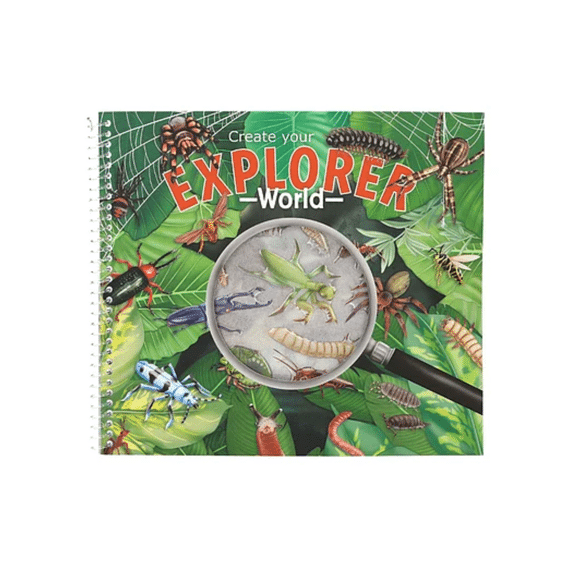 Explorer Stickerworld Met Reliëfstickers