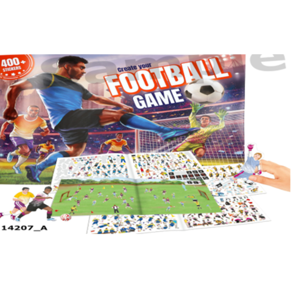 Kleurboek Create Your Football Game
