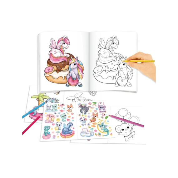 Ylvi & The Minimoomis Kleurboek Create Your Unicorn
