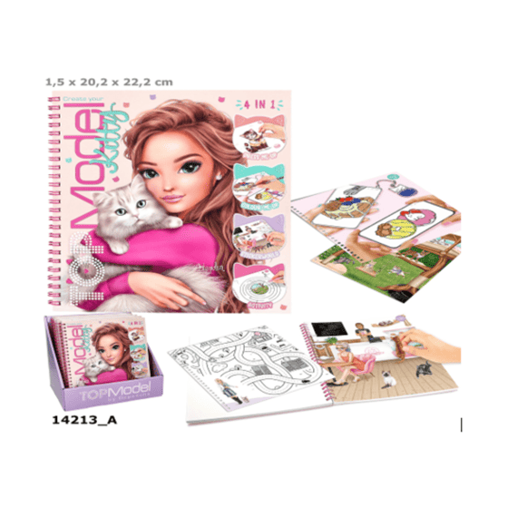 Topmodel Kleurboek Create Your Kitty