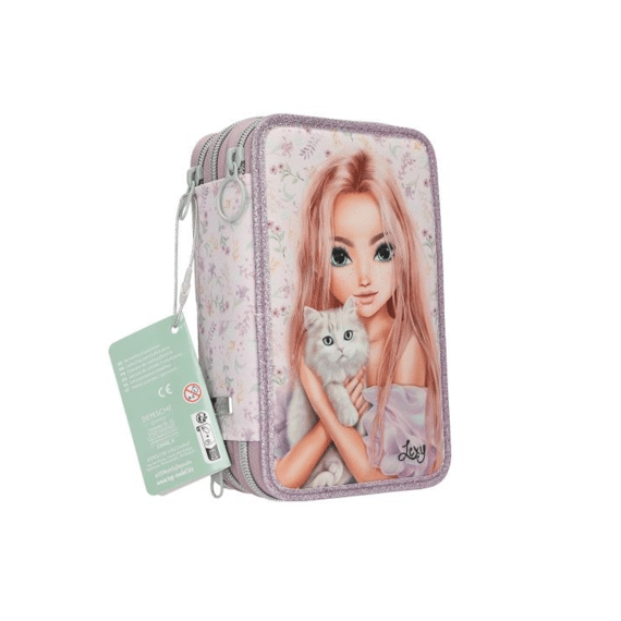 Topmodel 3-vaks Etui Blooming Kitty
