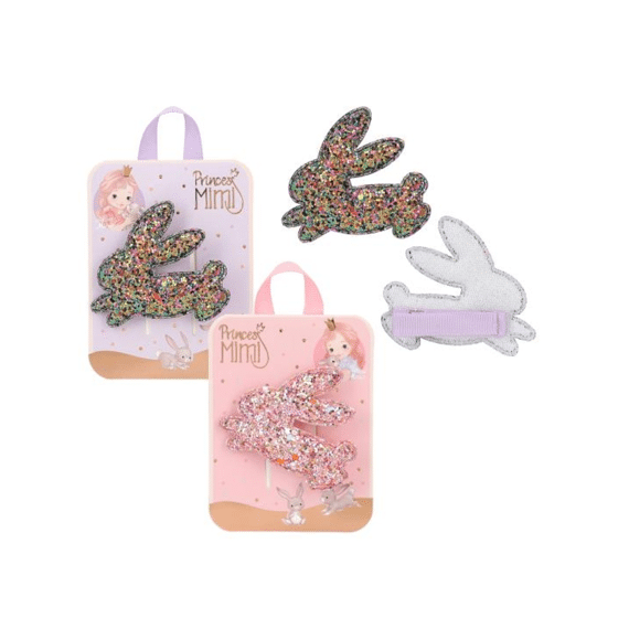 Princess Mimi Haarspeldje Glitter Konijn